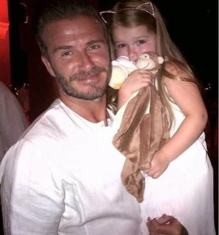 Harper Beckham Pics-100 Best Pictures and Videos of Harper Beckham's All Girly Outfit for Father's 40th Birthday