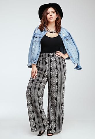 Palazzo Pants for Plus Size–24 Palazzo Outfit Ideas for Curvy Girls