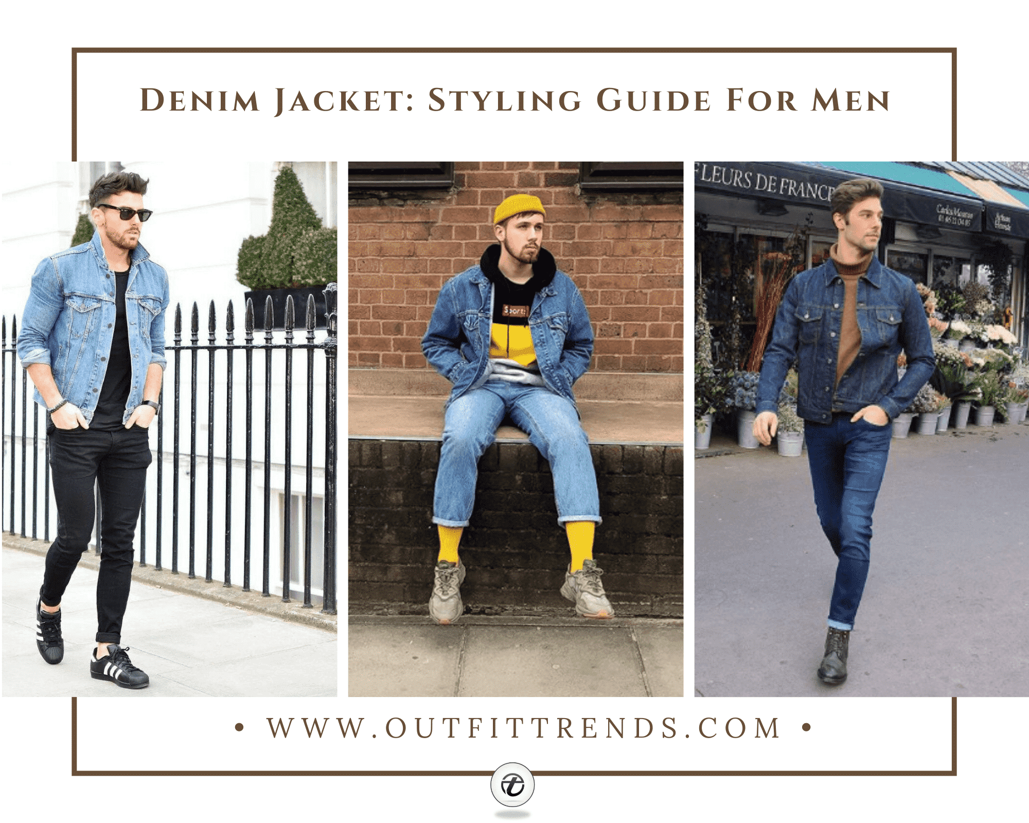 how to wear denim jacket men