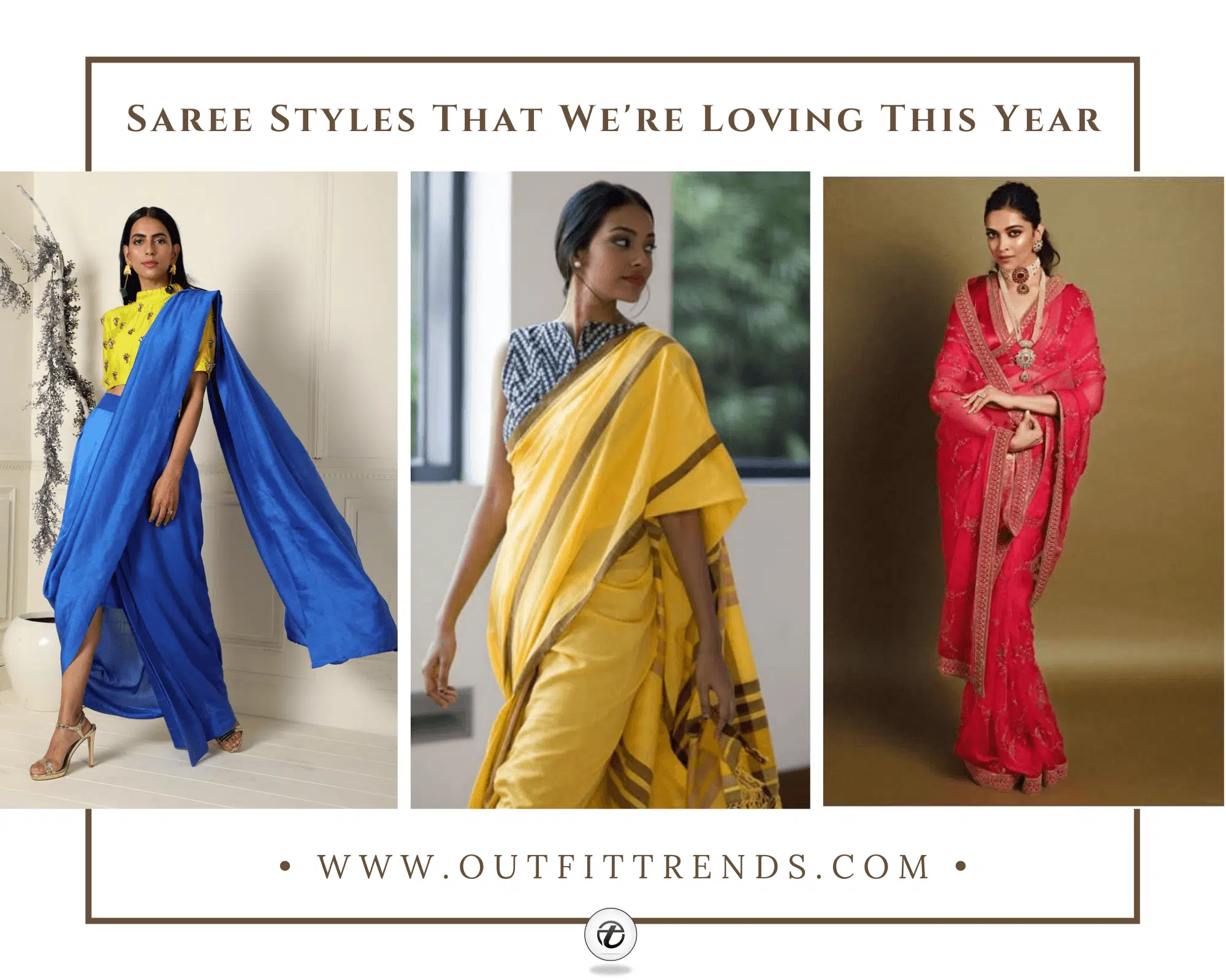 22 Elegant Saree Designs and Draping Ideas