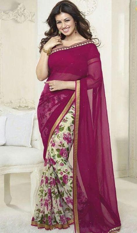 16 ways to wear saree for curvy women (16)