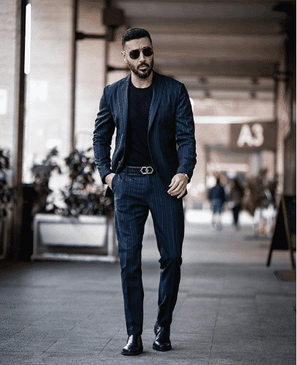how to wear black shirt for men