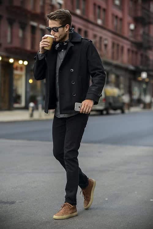 How to rule brown with black jeans!