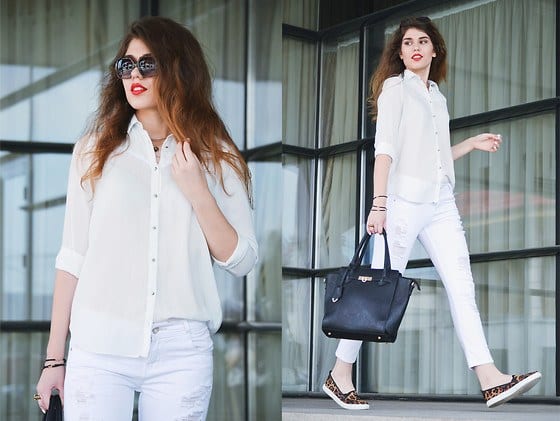 White Shirt Outfits-18 Ways To Wear White Shirts For Girls