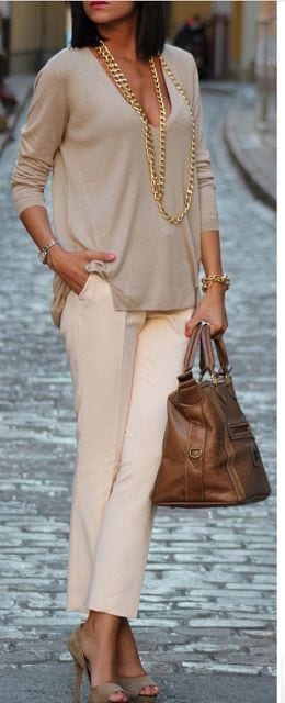 Women Cropped Pants Outfits- 20 Ideas How To Wear Crop Pants