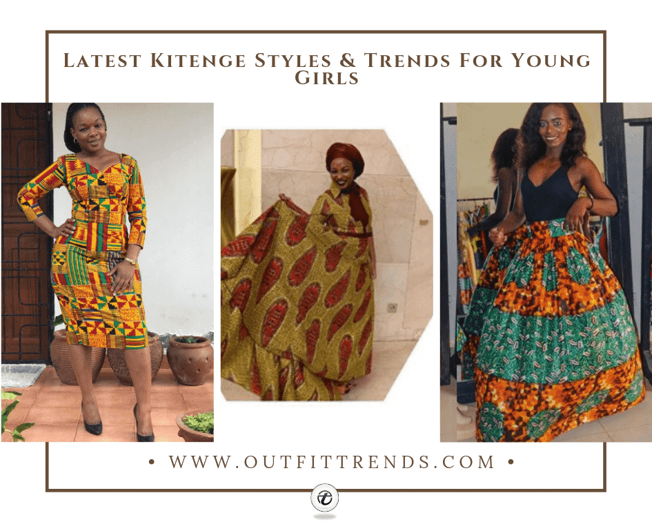 Kitenge Dresses for Young Girls-30 Cute Kitenge Ankara Dresses