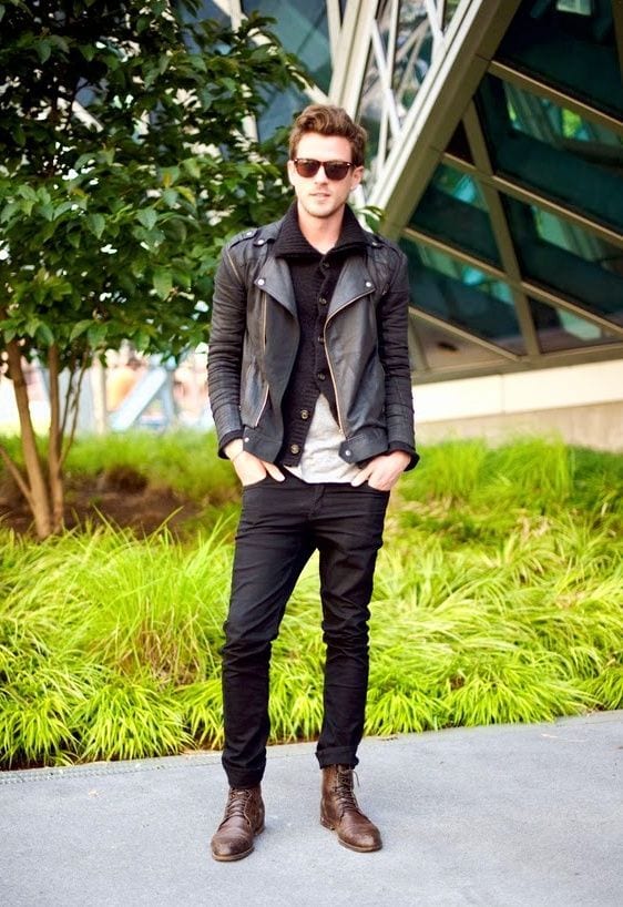 How to wear brown shoes with black pants for men (15)