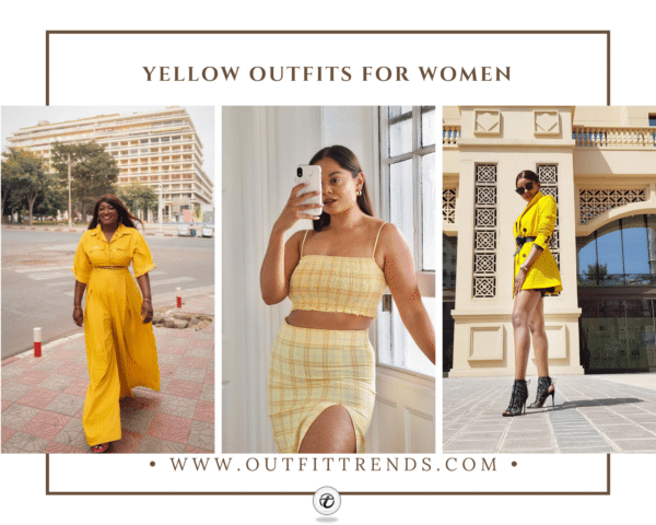 yellow outfits for women