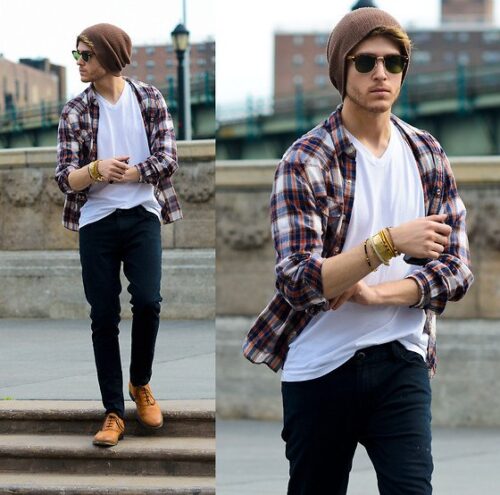 Flannel Outfit Ideas for Men (12)