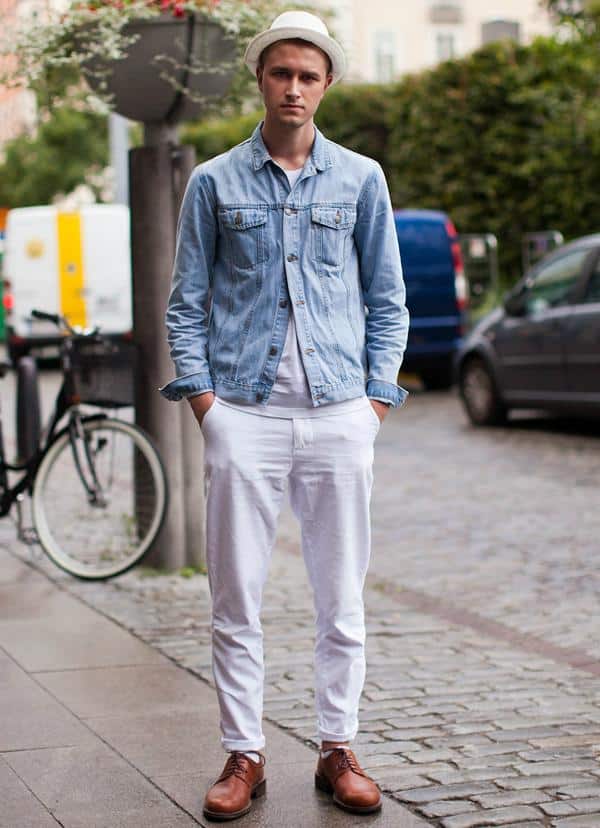how to wear white jeans for men (29)