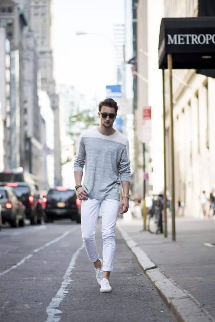 how to wear white jeans for men (24)