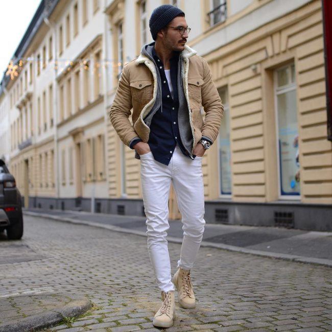 how to wear white jeans for men (9)