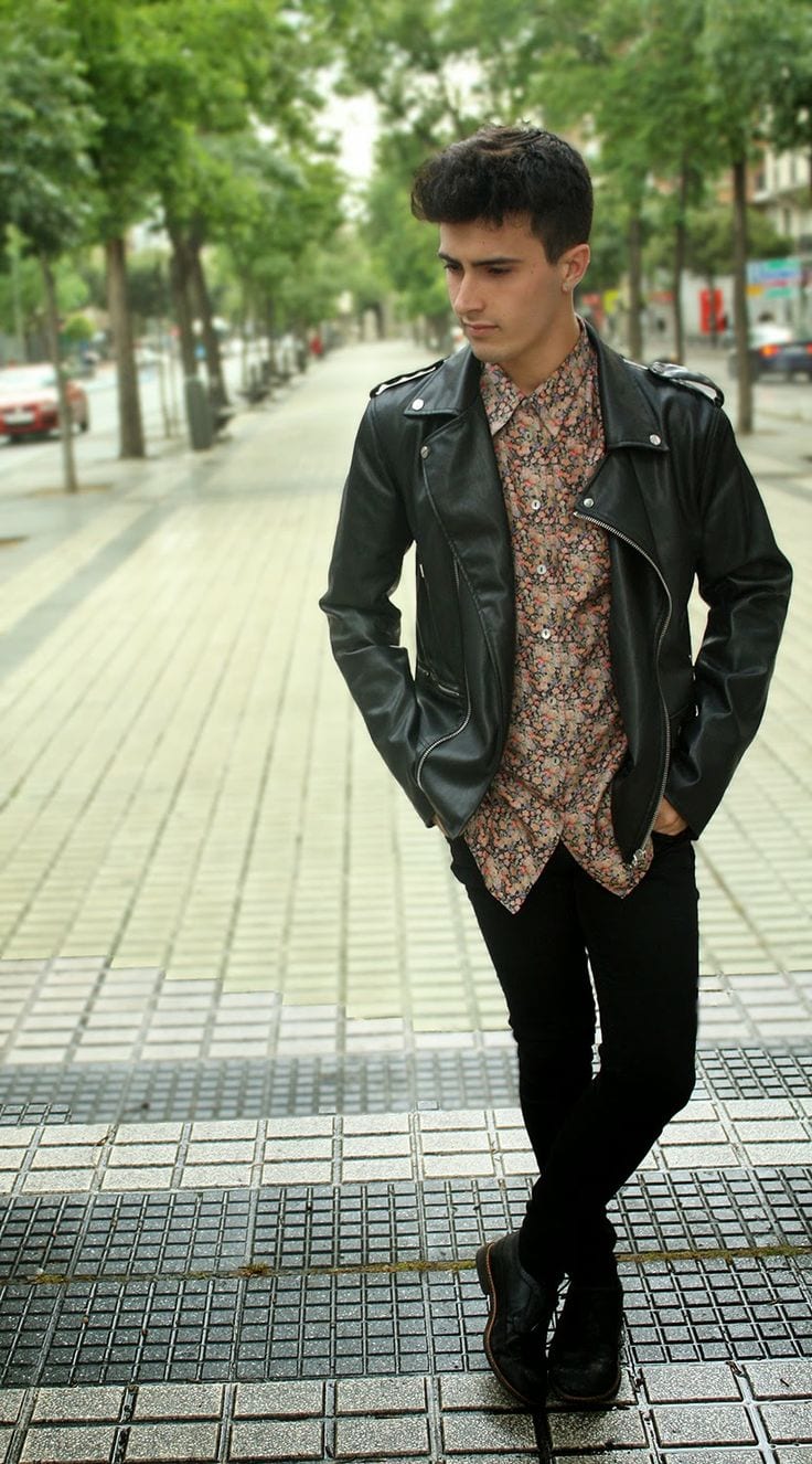 how to wear a floral shirt outfit for men (4)