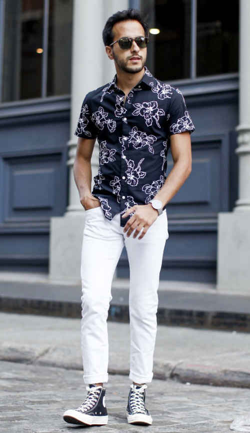 how to wear white jeans for men (6)