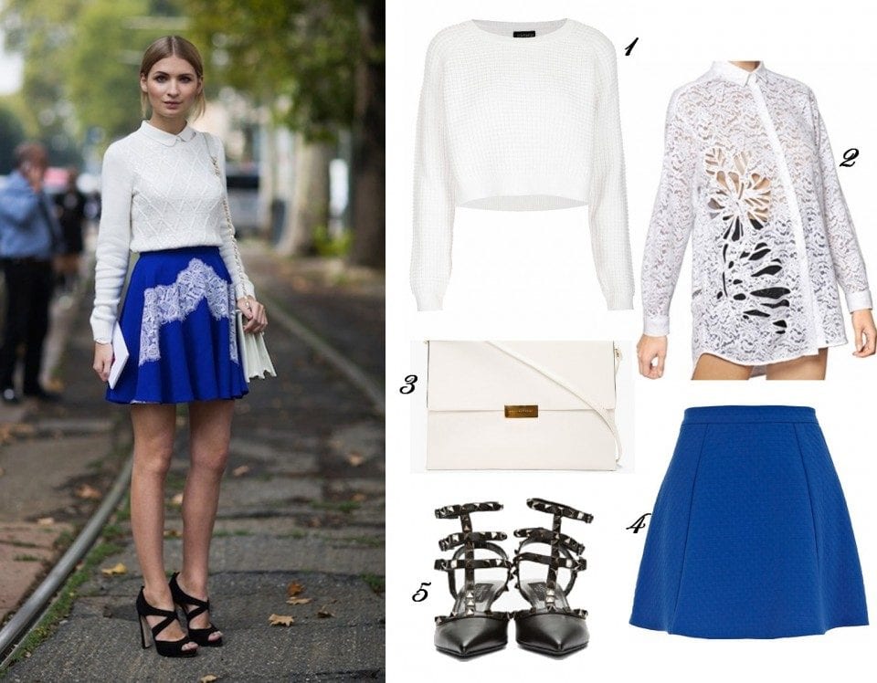how to wear cobalt blue skirts (17)