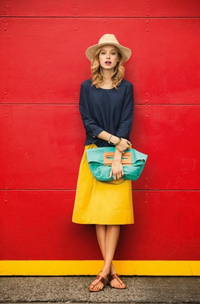 how to wear yellow skirt (3)