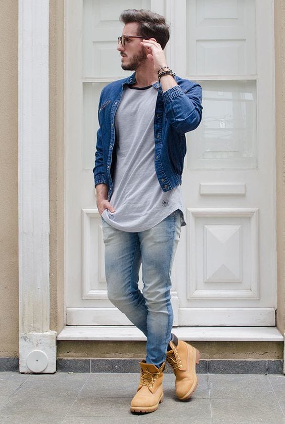 how to wear blue jeans for men (24)