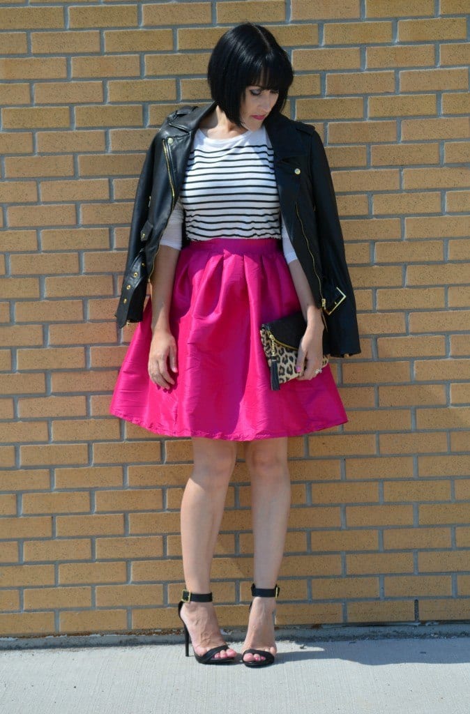 how to wear hot pink skirts (19)