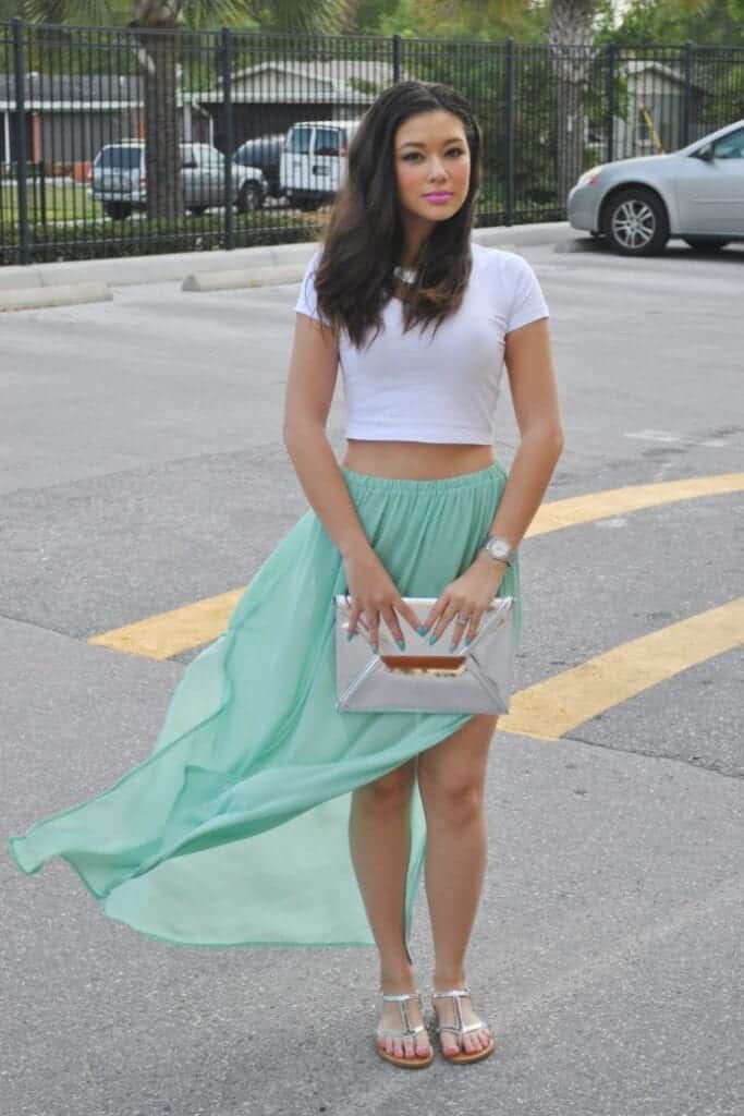 how to wear mint colored skirts (23)