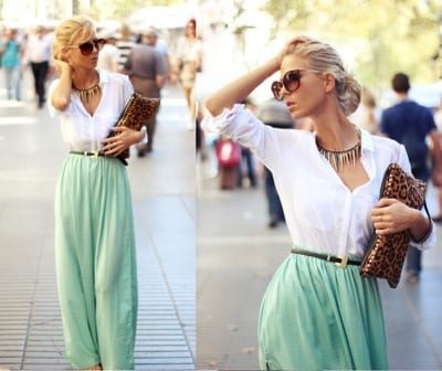 how to wear mint colored skirts (13)