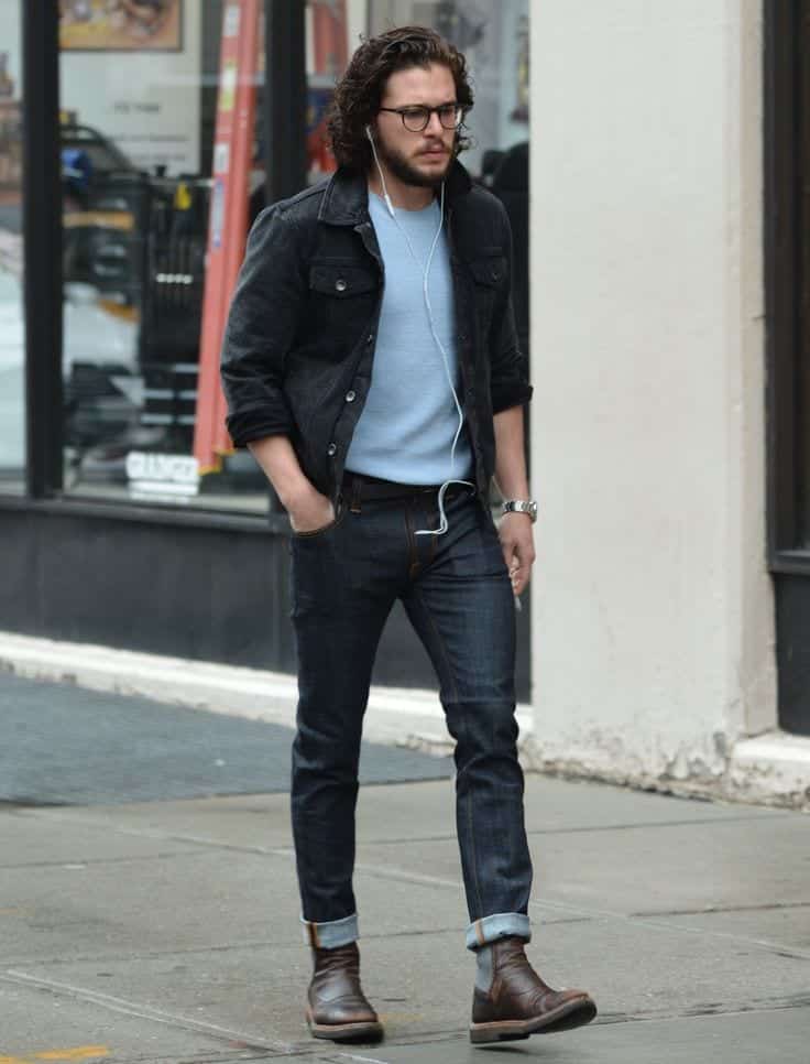 how to wear blue jeans for men (9)