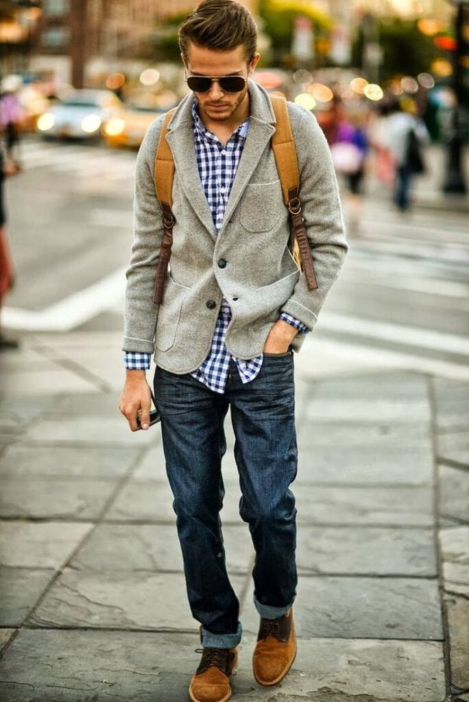 how to wear blue jeans for men (7)