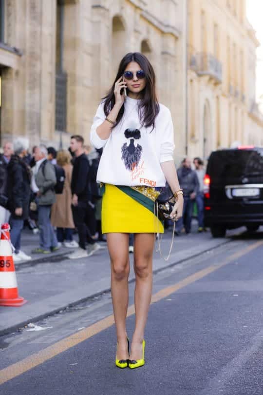 how to wear yellow skirt (13)