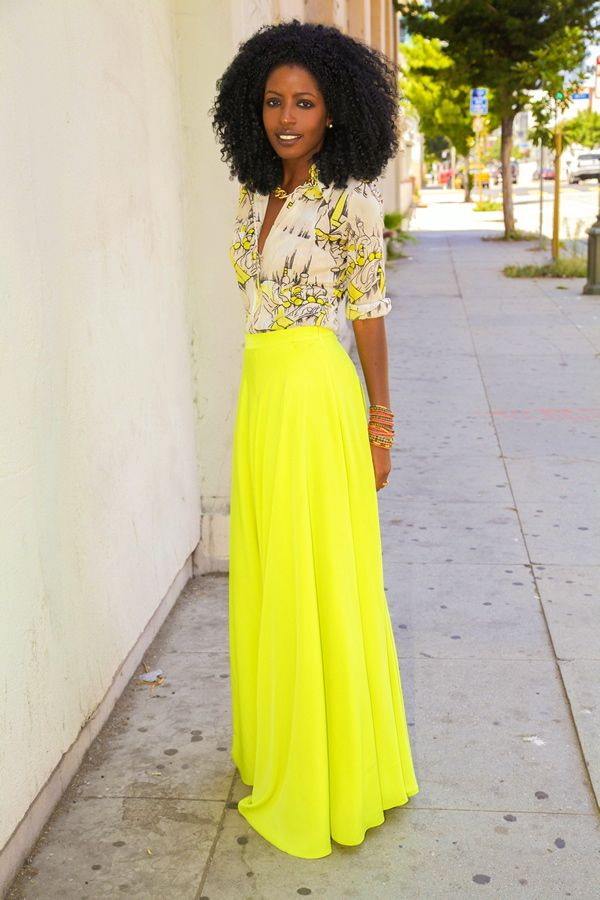 how to wear yellow skirt (18)