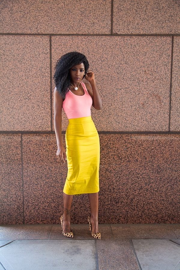 Pale Yellow Pleated Midi Skirt | New Look