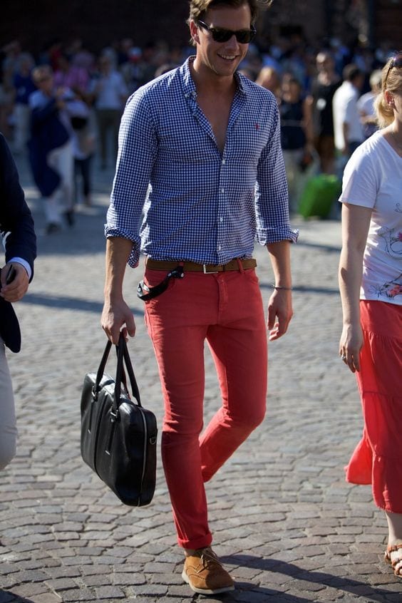 What Shoes to Wear with Red Pants
