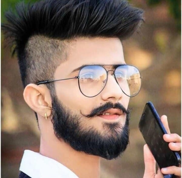 2024 Men'S Hairstyles With Beard Indian Ivett Sarette