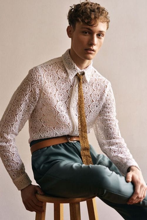 Lace Outfits for Men (20)