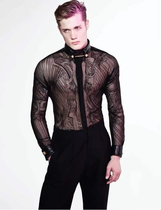 Lace Outfits for Men (10)