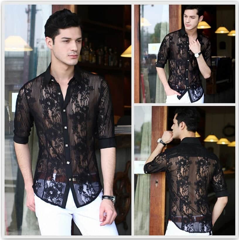 Lace Outfits for Men (7)
