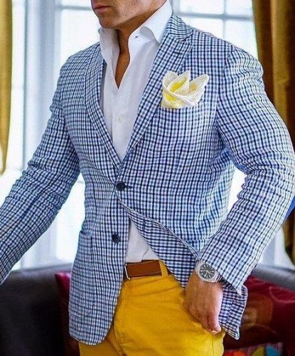 men's yellow pants outfits