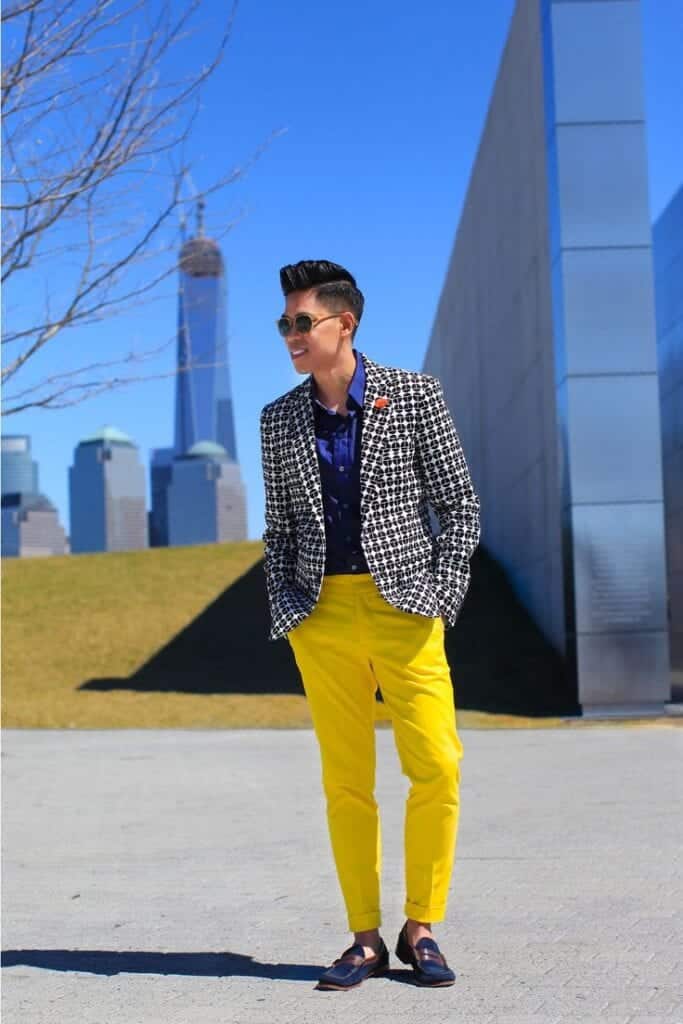 how to wear yellow pants for men (34)