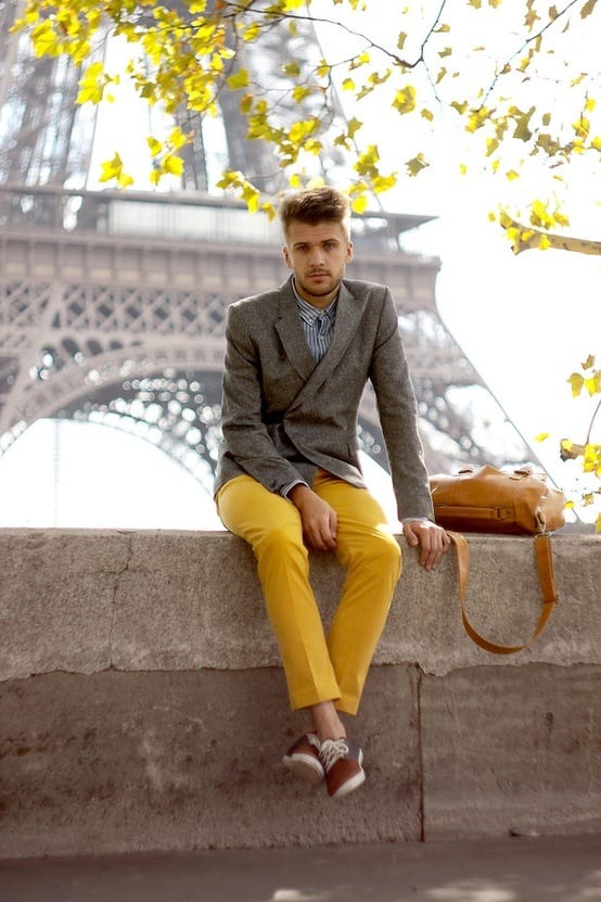 how to wear yellow pants for men (29)