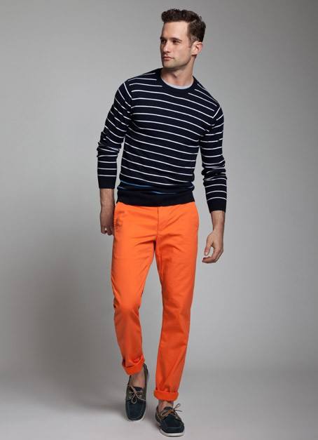 how to wear orange pants for men (25)