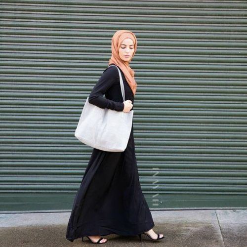how to wear silk hijab