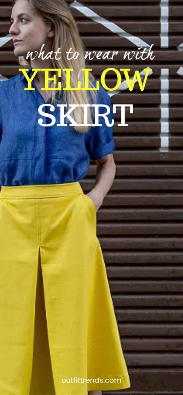 Yellow Skirt Outfits - 25 Fashionable Ways to Style
