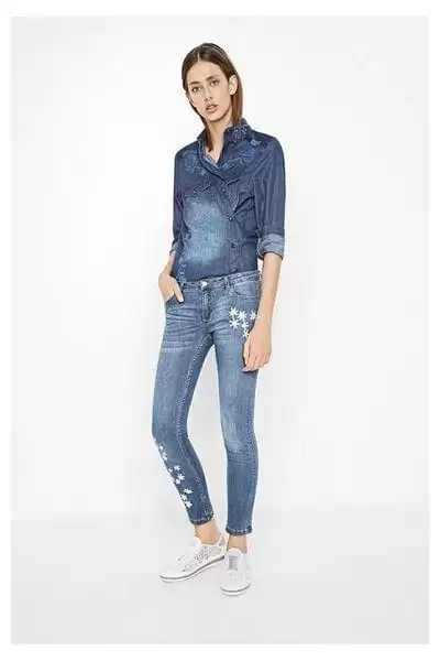 Embroidered Jeans for Girls (25)