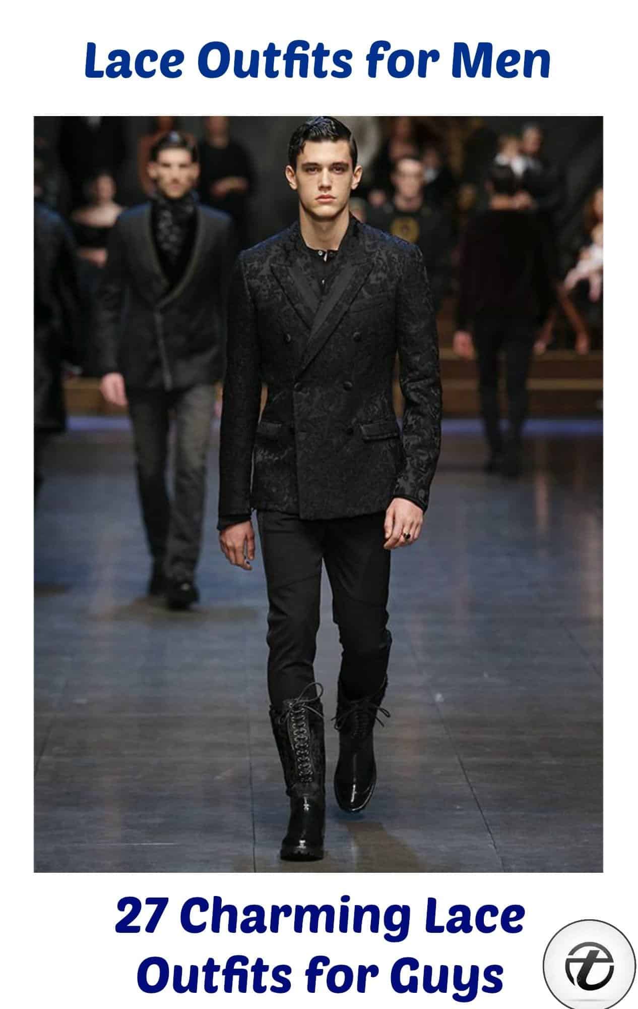 Lace Outfits for Men- 27 Best Ways to Wear Guys Lace Outfits