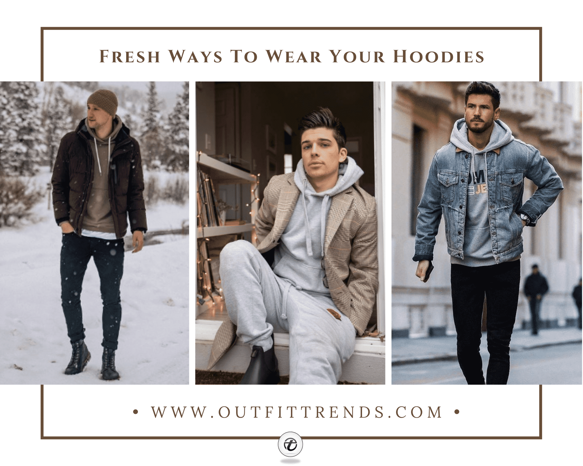 Men Hoodie Outfits – 40+ Ways to Wear a Hoodie Stylishly