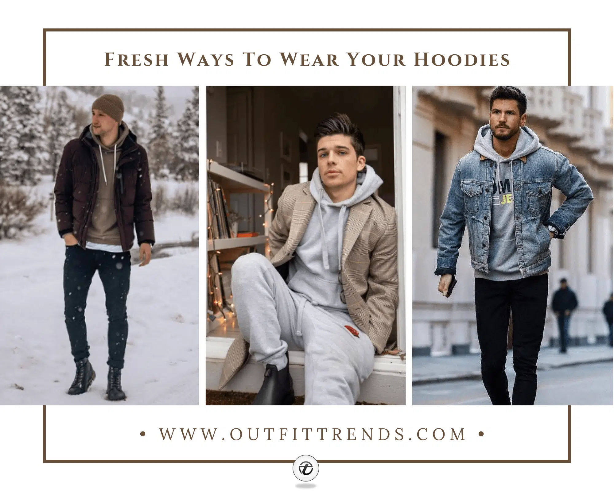 40 + Cool Hoodie Outfits for Men with Styling Tips