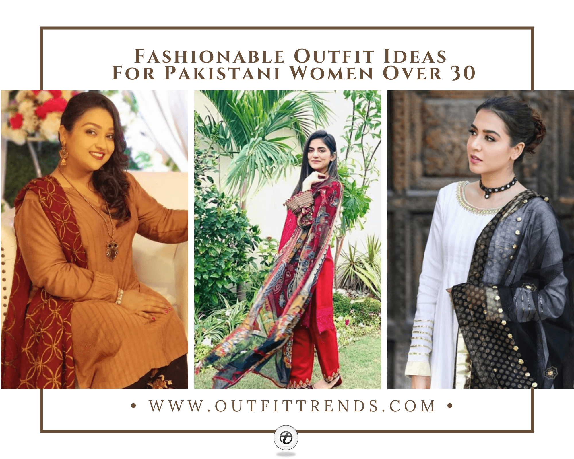 outfits for pakistani women in thirties