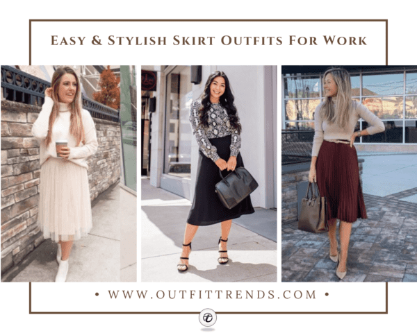 Professional Skirt Outfits- 25 Ideas To Wear Skirts For Work