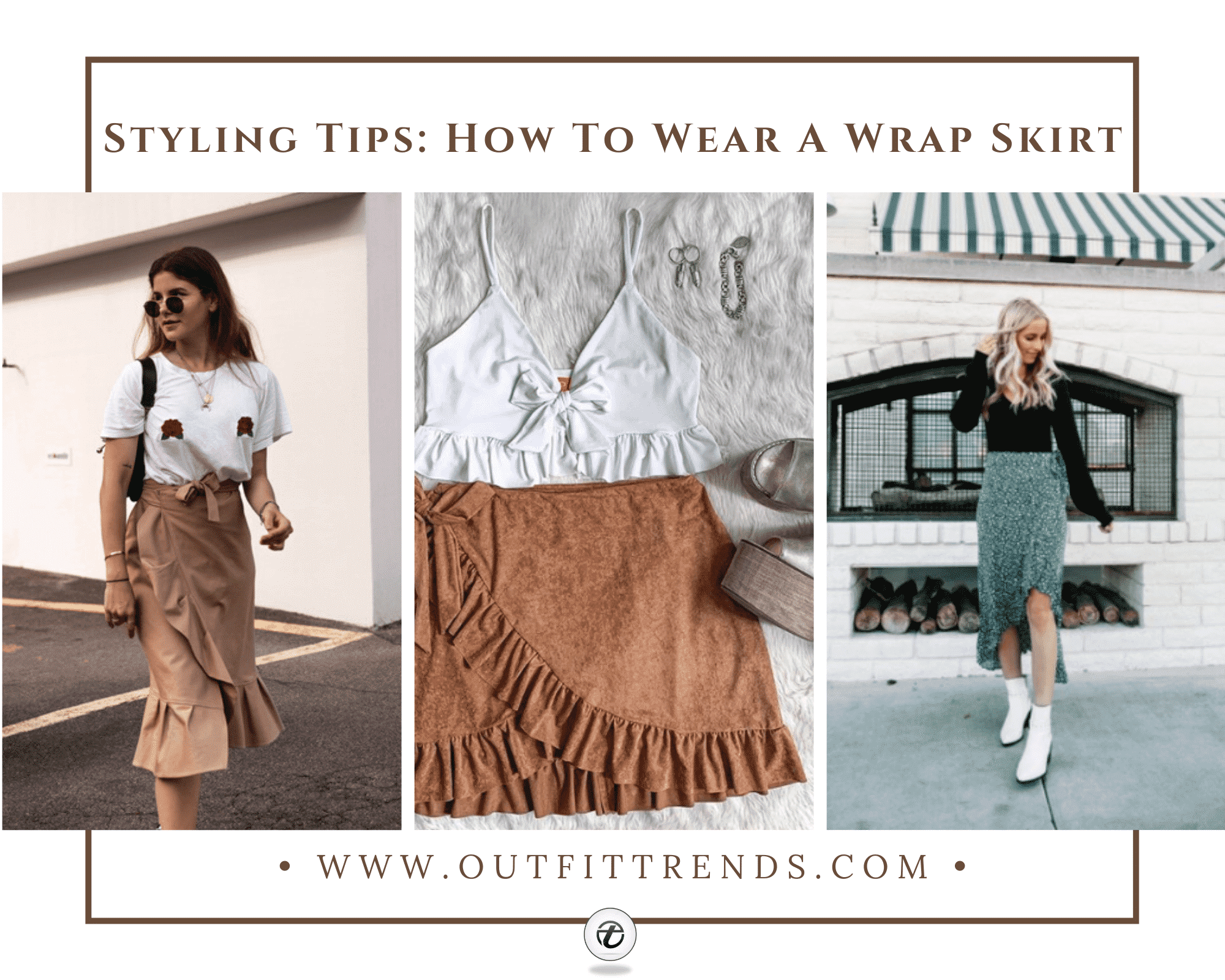Wrap Skirt Outfits – 32 Ideas On How to Wear Wrap Skirts