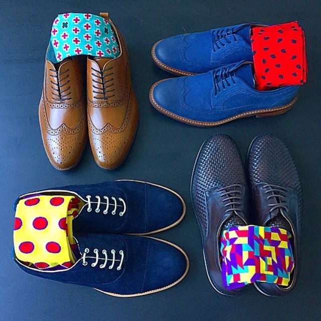 How to Wear Colorful Socks for Men ? 25 Outfit Ideas's Colorful Socks (26)
