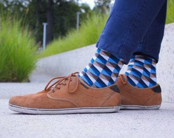 How to Wear Colorful Socks for Men ? 25 Outfit Ideas's Colorful Socks (18)
