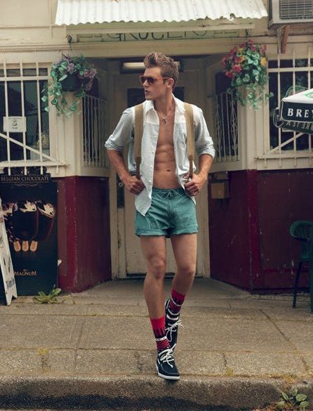 How to Wear Colorful Socks for Men ? 25 Outfit Ideas's Colorful Socks (12)